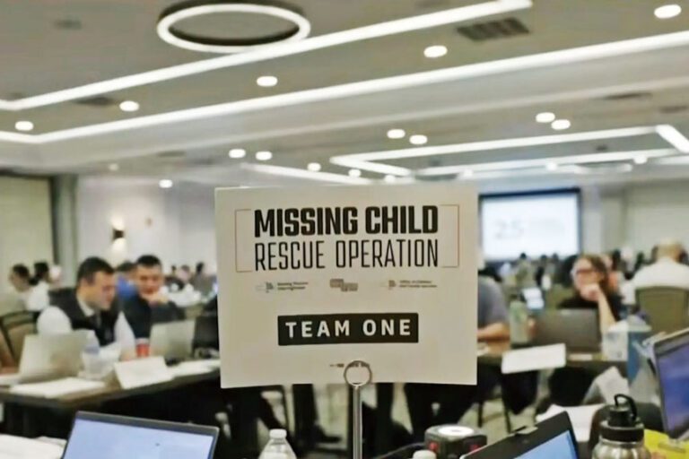 聯合行動為期3天，成功尋獲43名失蹤及逃家兒童。 國家兒童保護工作組圖片