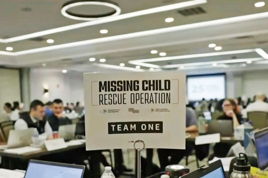 聯合行動為期3天，成功尋獲43名失蹤及逃家兒童。 國家兒童保護工作組圖片