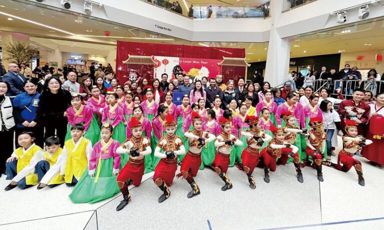 黃敏儀舉辦選區農曆新年慶祝活動，法拉盛熱鬧過馬年。 黃敏儀辦公室提供