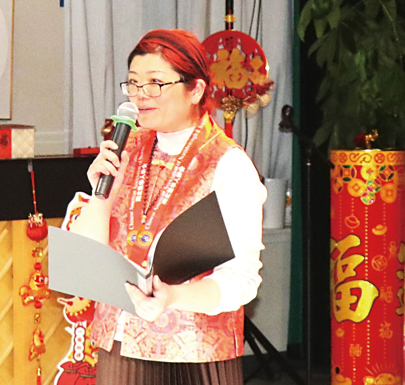 謝黎女士致詞。