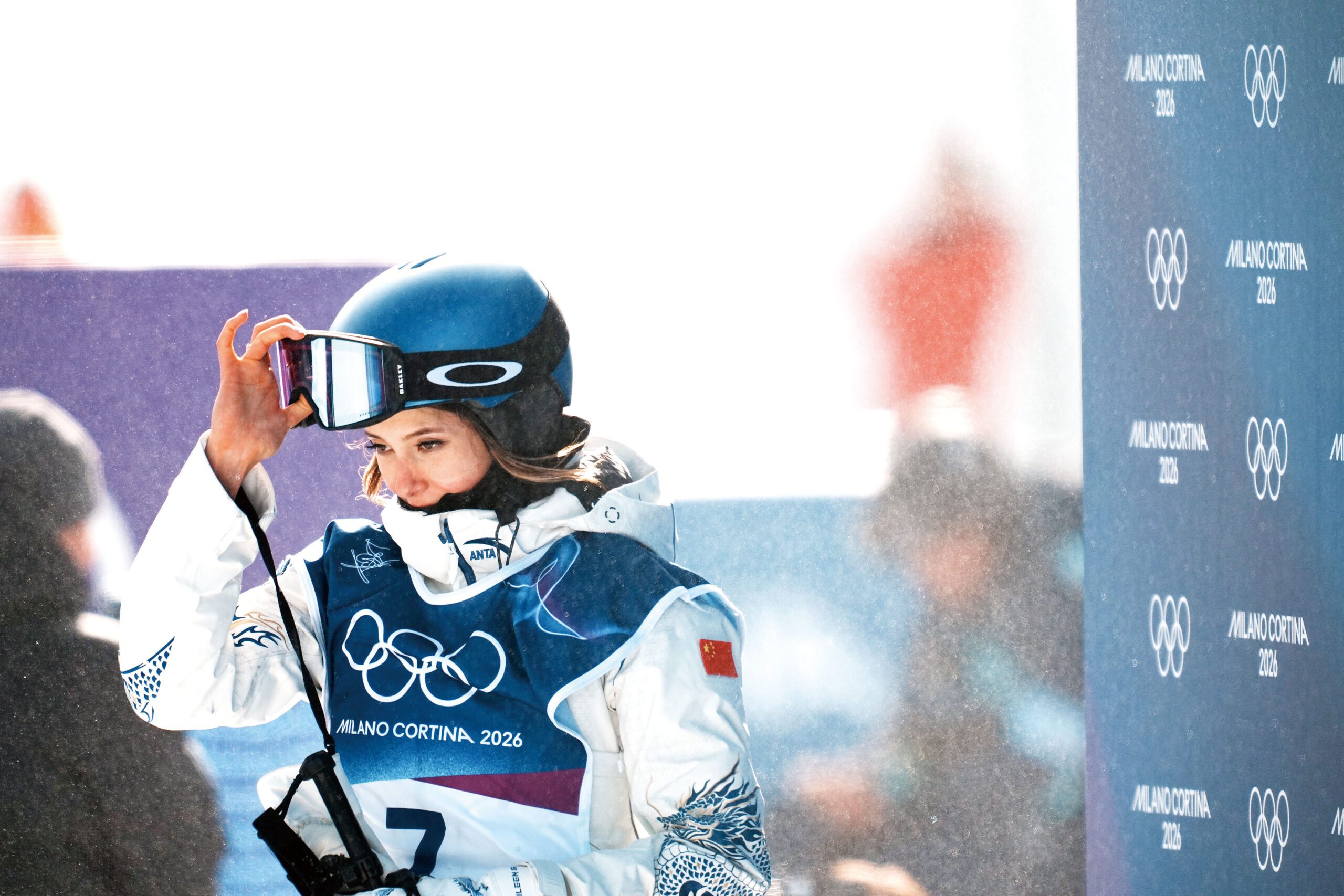 谷愛凌自曝曾在街上遭到過毆打,當時還報了警。圖為谷愛凌參加米蘭冬奧會。路透社