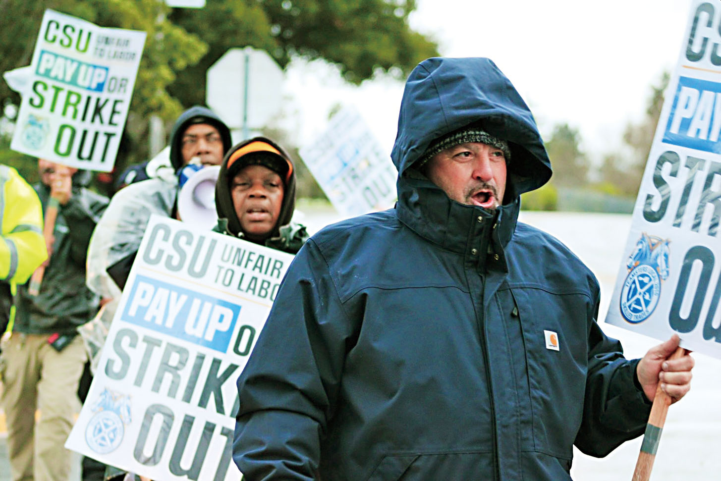 代表木匠及水管工等人員的卡車司機本地2010工會開始為期四天的罷工。取自工會臉書