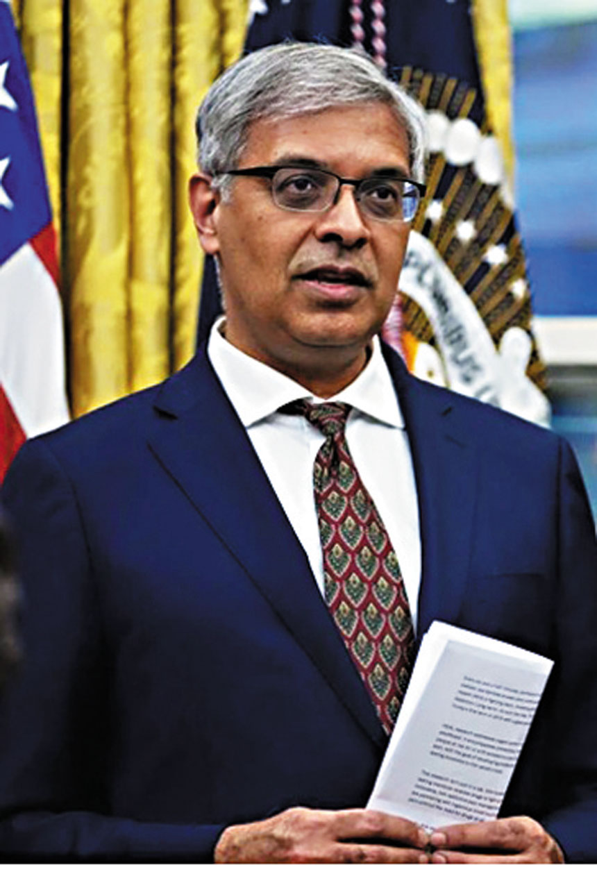 巴塔查里亞將暫代聯邦疾病控制與預防中心(CDC)主任。美聯社