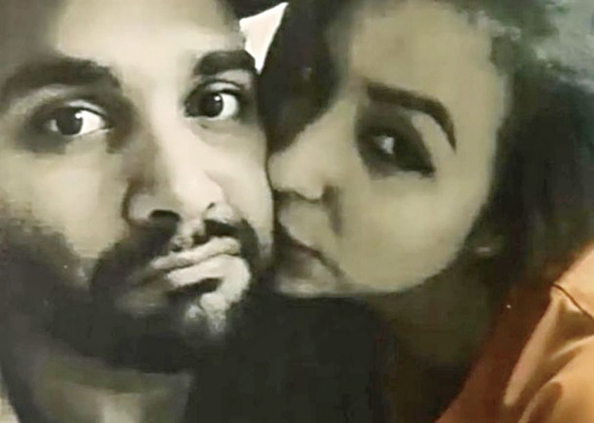 疑兇Varela與遇害妻子Guerra的合照。網上圖片