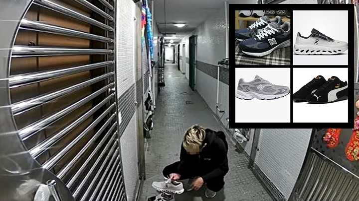 【屯門偷鞋賊】良景邨團拜夜驚現「揀鞋黨」！走廊四對名牌波鞋被擸走，總值逾五千元