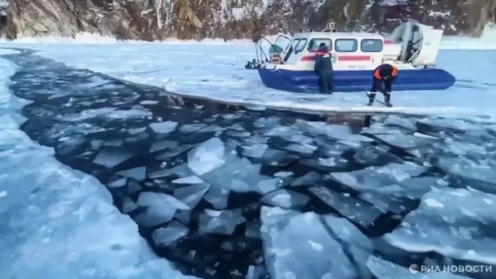 俄羅斯貝加爾湖冰裂慘劇!載8中國遊客「小鋼炮」沉湖 7死1生還