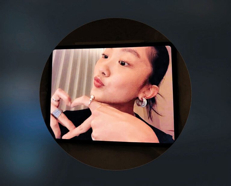 ■Constance的社交平台頭像疑是與黃澤林視像時對方的截圖。