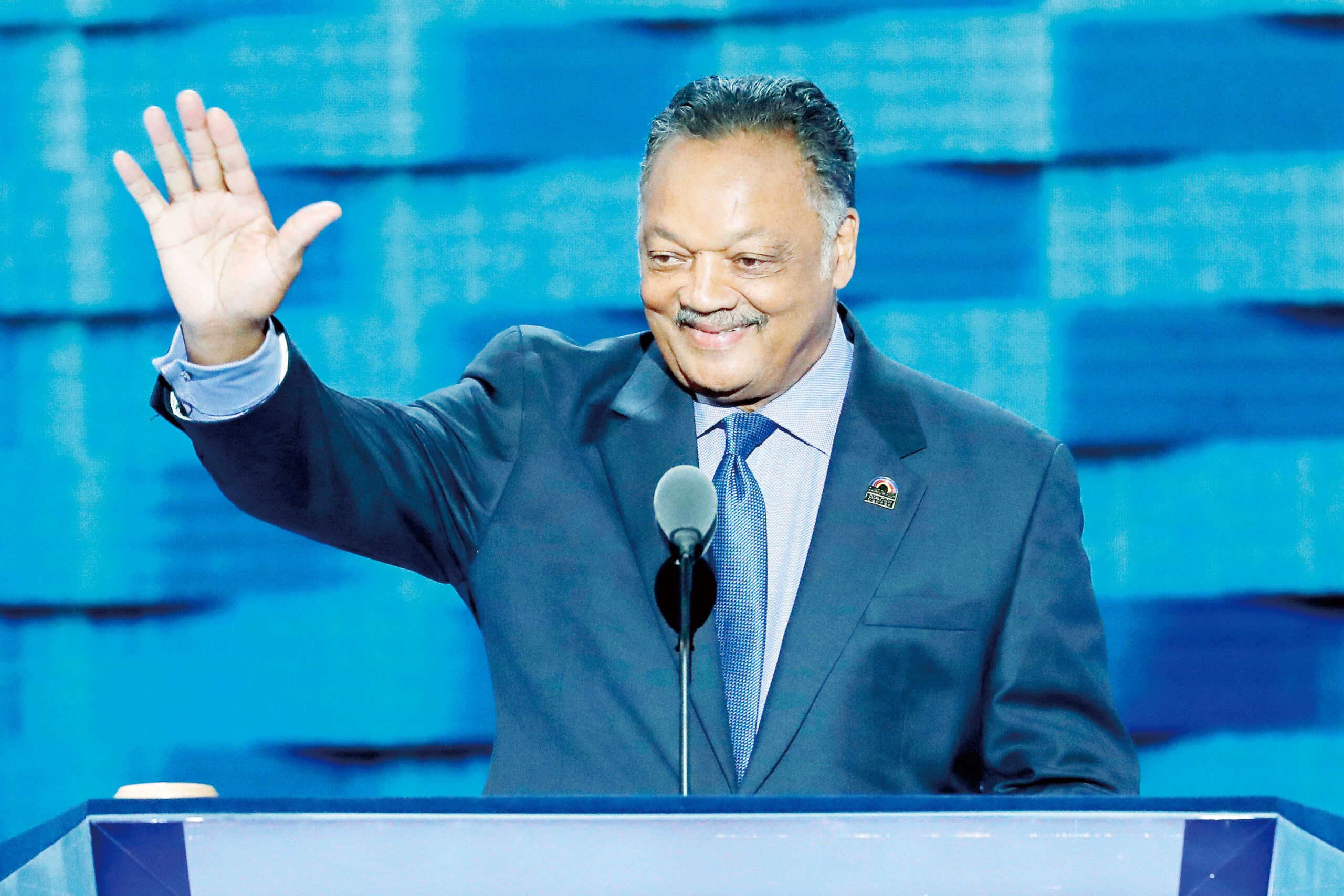 非裔民權領袖傑克遜牧師日前逝世。美聯社資料圖片