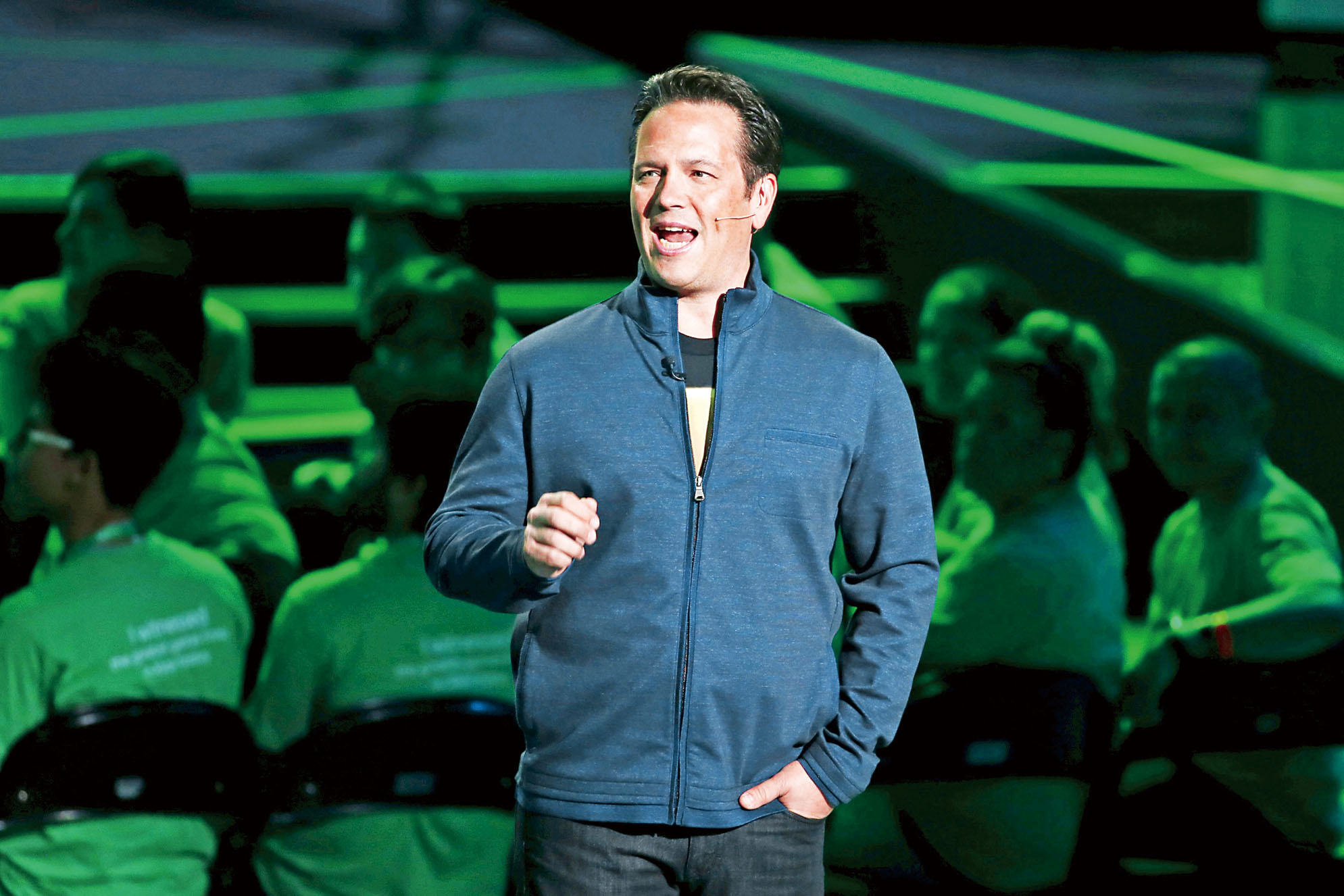 斯賓塞2014年出任Xbox負責人，任職期間將微軟遊戲業務規模擴大近三倍。路透社資料圖片