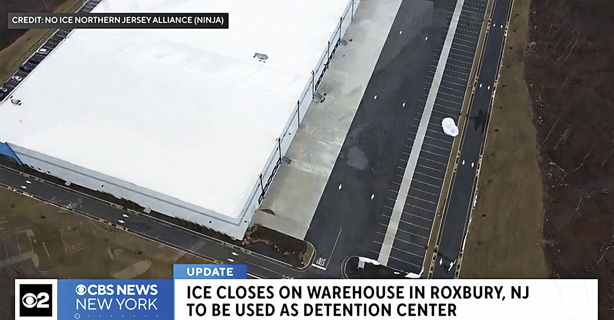 ICE表示,該處將改建為結構完善、符合官方標準的現代化拘留設施。 CBS紐約截圖