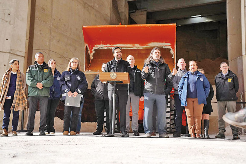 馬姆達尼召開雪情通報會。