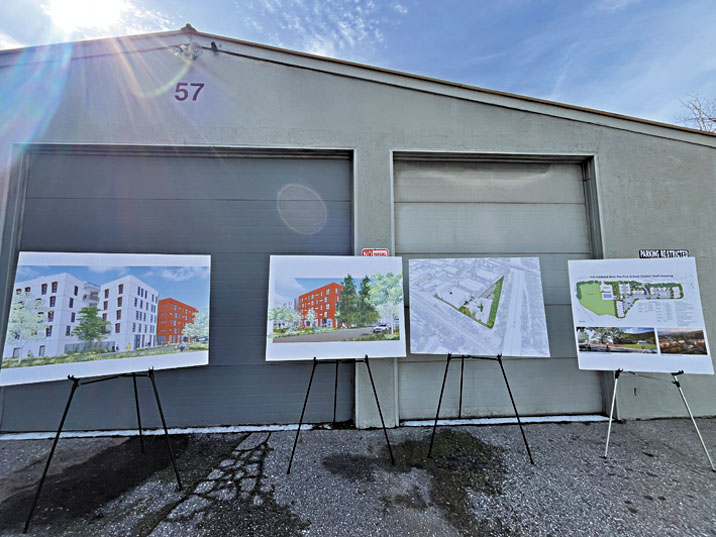 山景城獲得國會撥款資助的可負擔房項目。記者王蔚攝