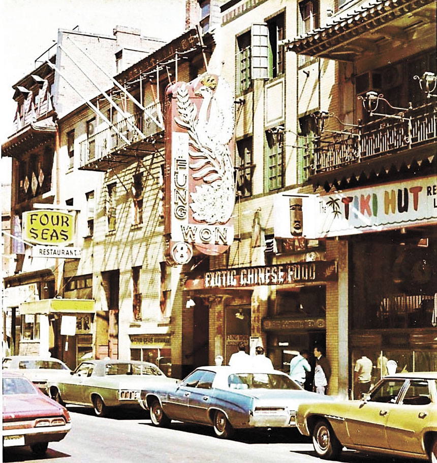 1970年代的波士頓唐人街。 檔案圖片