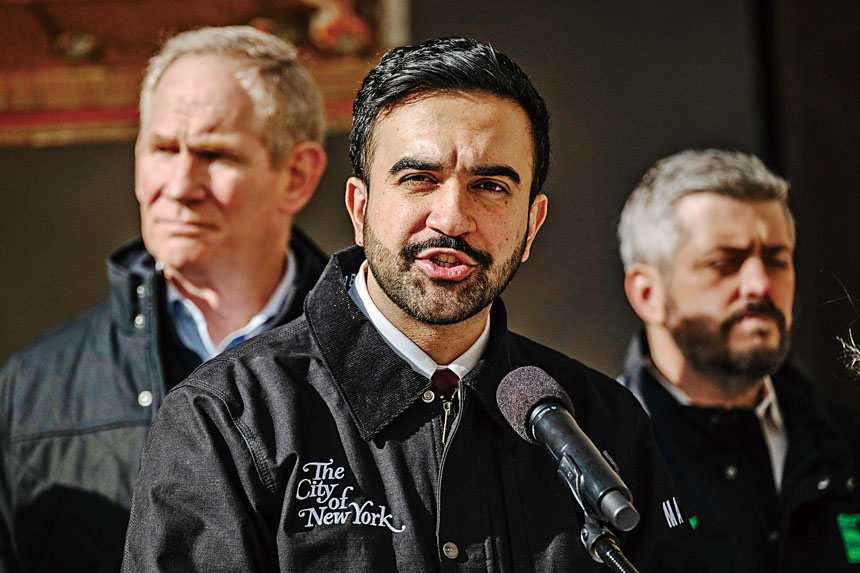 商界組織指出，馬姆達尼的加稅提議將使紐約市的企業稅負較新州高出一倍。 Victor J. Blue/紐約時報