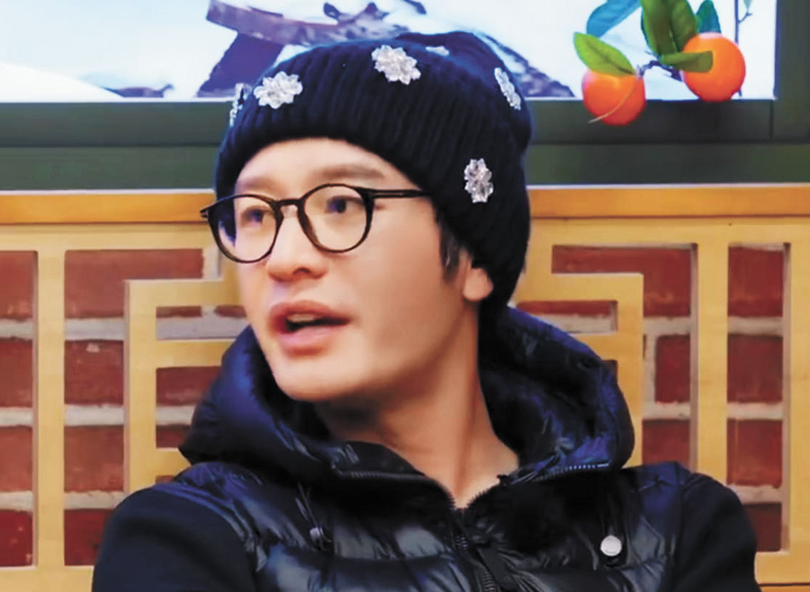 黃曉明在節目上闢謠。網上圖片