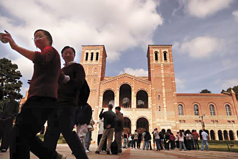 加州大學洛杉磯分校校園。洛杉磯時報