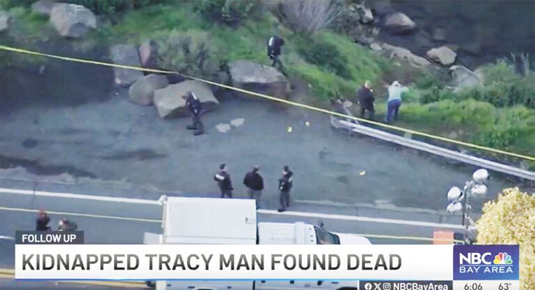 警方於那柏縣貝律耶沙湖（Lake Berryessa）發現受害男子遺體。NBC電視畫面