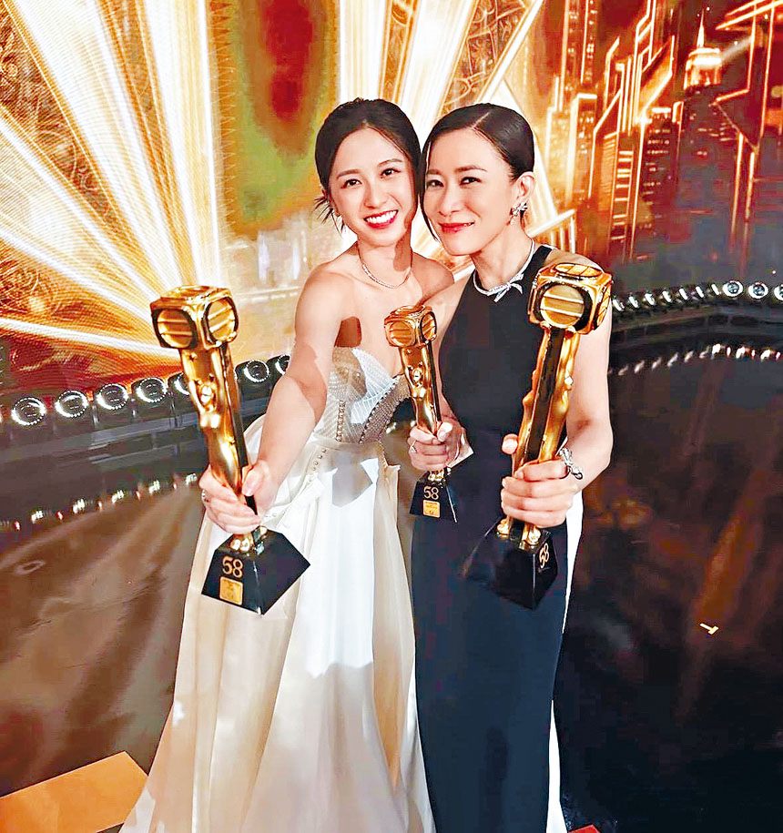 佘詩曼是倪嘉雯的偶像，也視為奮鬥目標。