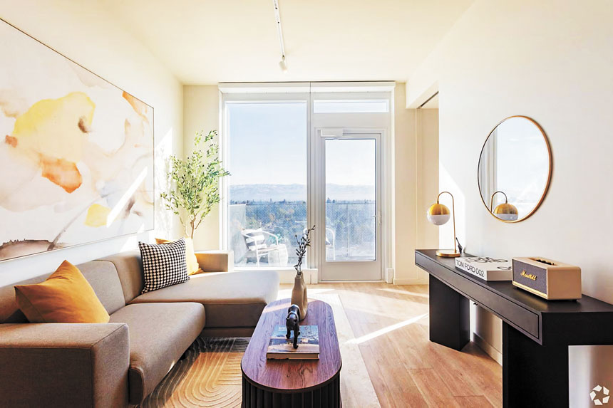 聖荷西市市中心的住宅大樓The Fay有60%的空置單元。聖荷西市長辦公室提供