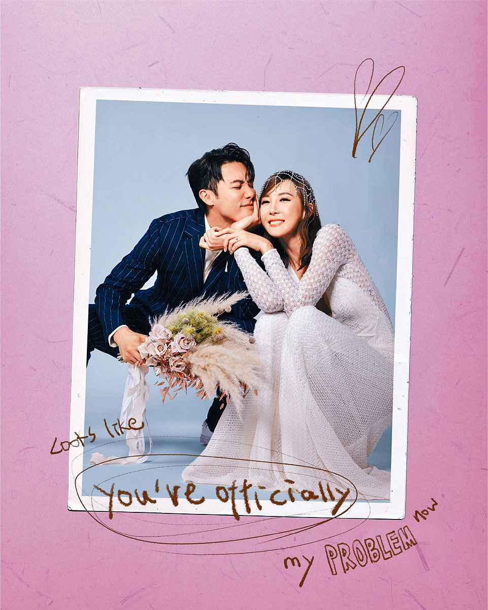 Stanley笑言求婚當日着得核突，所以另外拍了一輯靚相宣布喜訊。