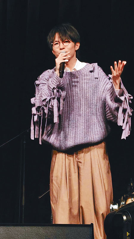 首次在大學獻唱的Ian，自爆緊張到心跳加速。