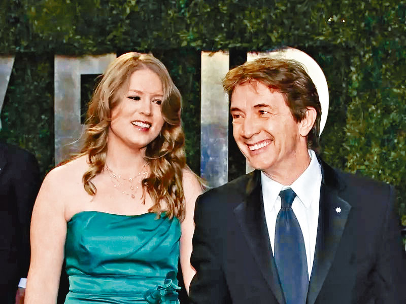 Martin Short的42歲養女Katherine周一被發現吞槍自殺亡。 資料圖片