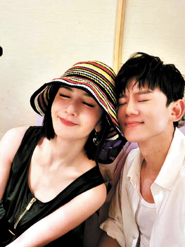 謝娜與張杰婚後依舊甜蜜。網上圖片