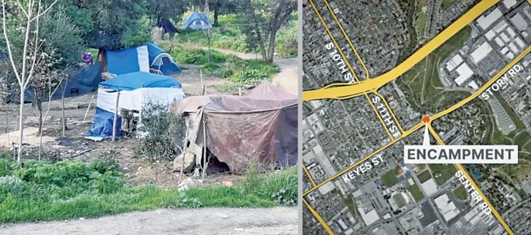 聖荷西市將清理最後一處大型露營地郊狼草甸，為100名無家者提供臨時住所。KRON新聞台視頻圖