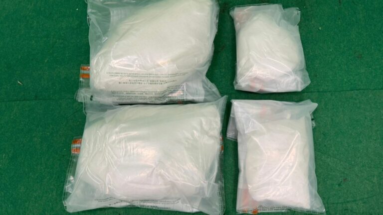 香港海關機場截查 荷蘭抵港女子行李藏12公斤氯胺酮