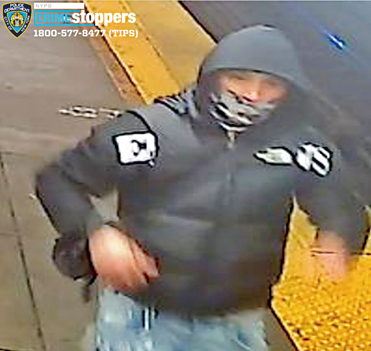 圖為涉案男嫌。 NYPD