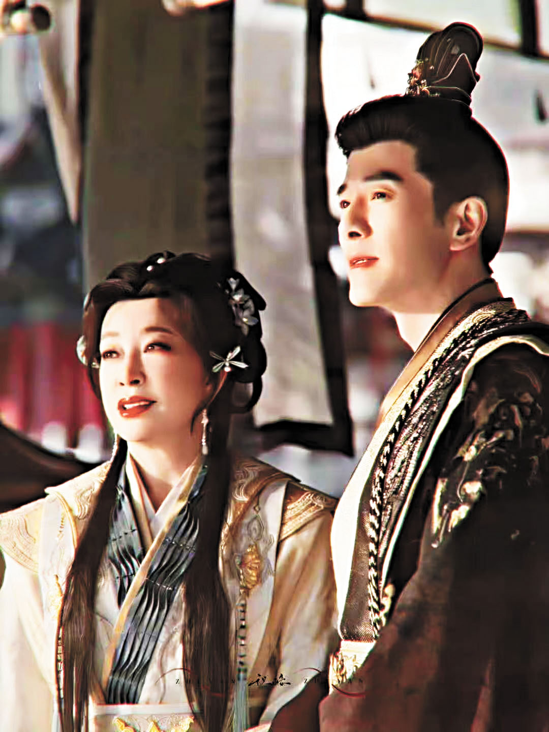 ■兩人在劇中有吻戲。網上圖片