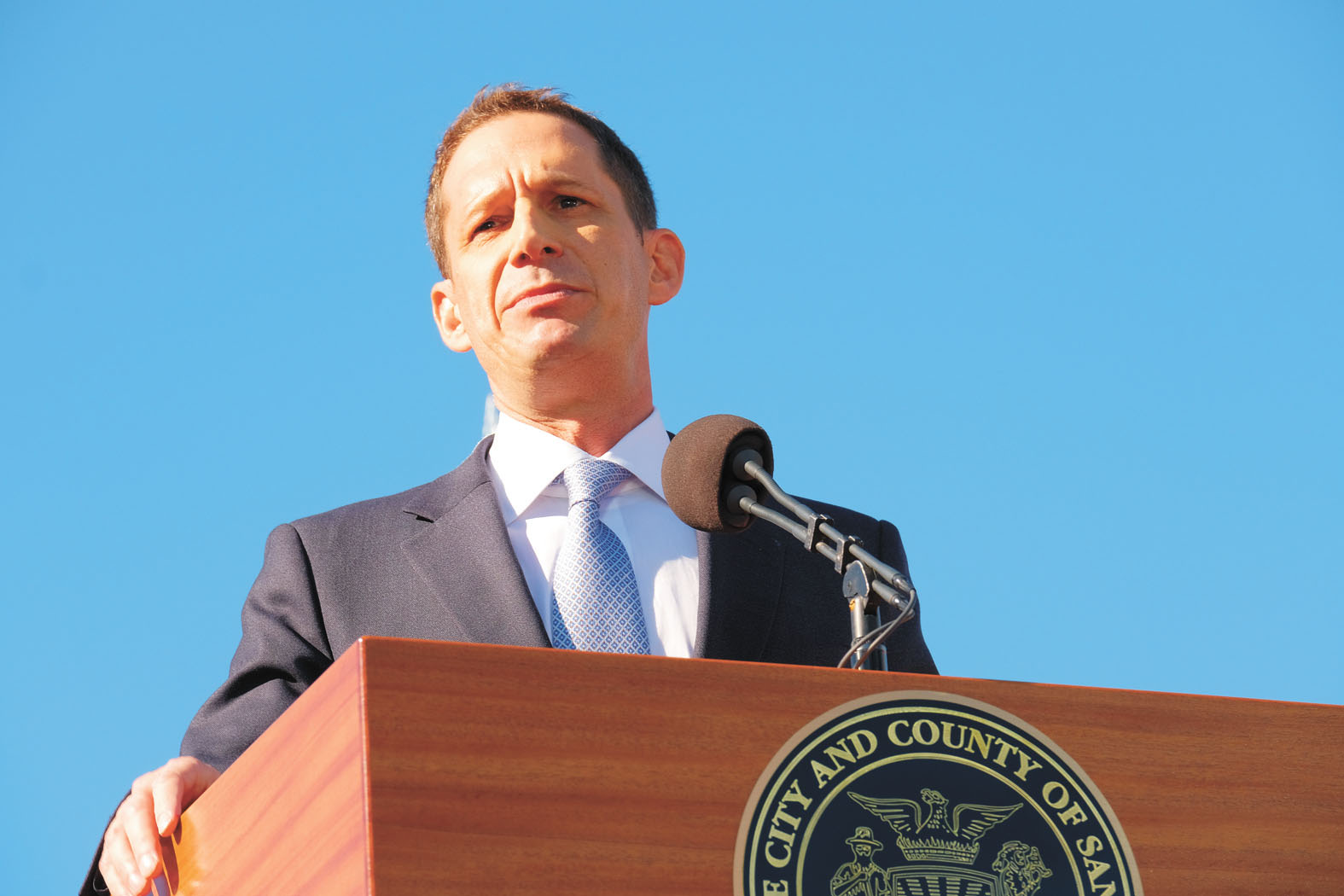 三藩市市長羅偉。本報資料圖