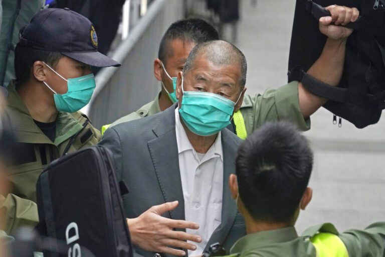 《壹傳媒》創辦人黎智英國安案罪成被判處20年監禁