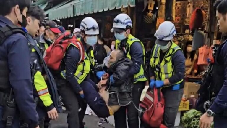 台灣接連兩日發生街頭斬人案　苗栗男持刀襲警遭擊斃