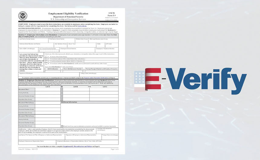 聯邦政府鼓勵僱員和雇主採用就業資格認證系統E-Verify。USCIS