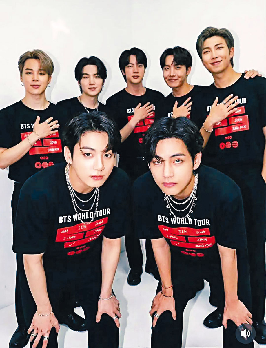 BTS相隔3年多，終於齊人演出。