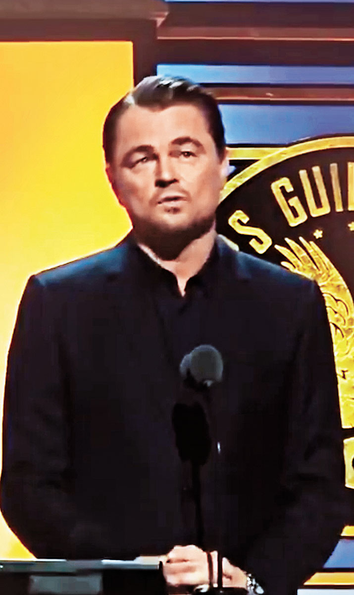 ■里安納度盛讚保羅的電影塑造了現代的美國電影。 網上圖片