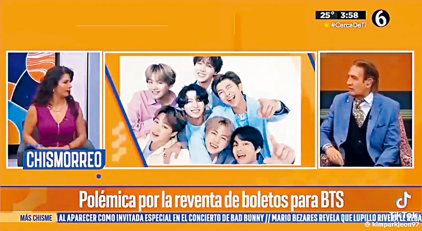 墨西哥節目嘉賓狠批BTS fans一半以上都是「小學未畢業」。