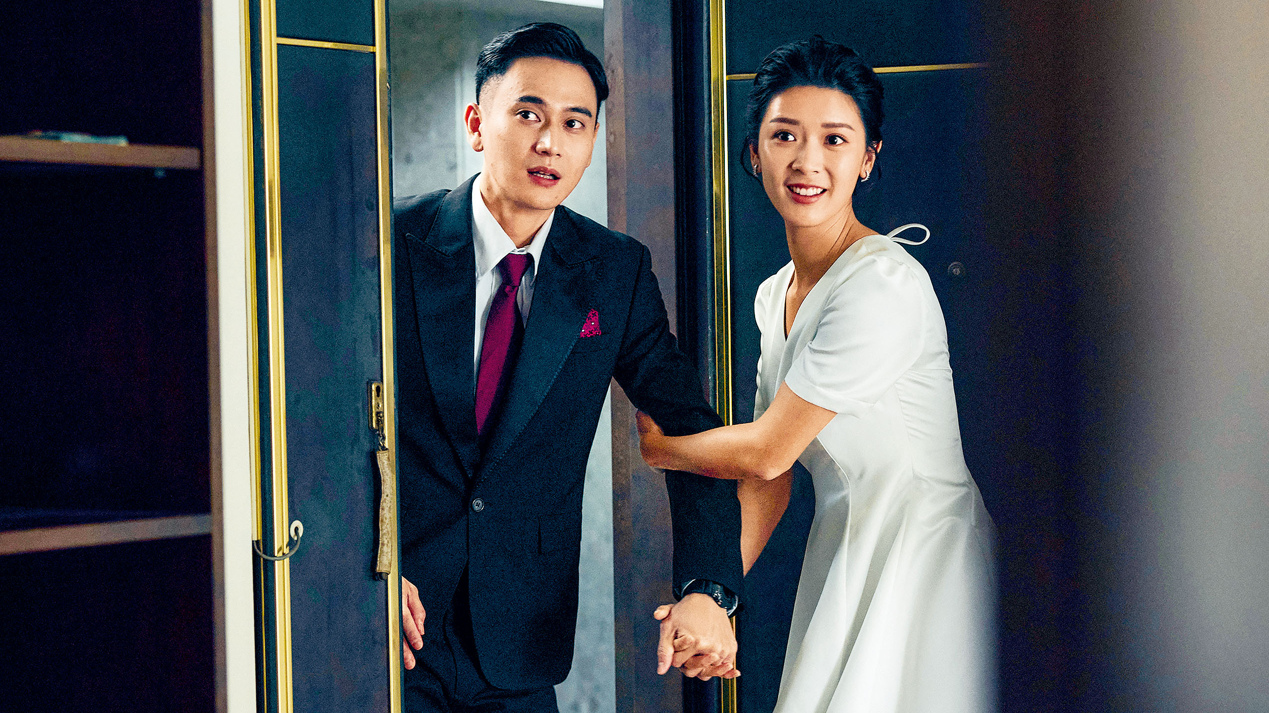 劉冠廷與余香凝扮演台港夫妻，搞婚宴搞到七國咁亂。