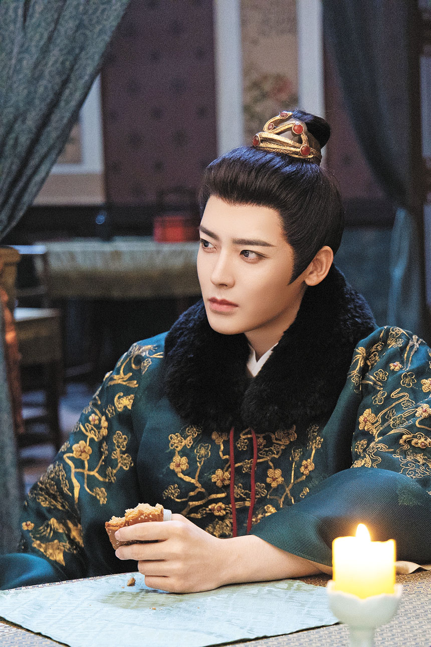 侯明昊古裝扮相出眾。 網上圖片