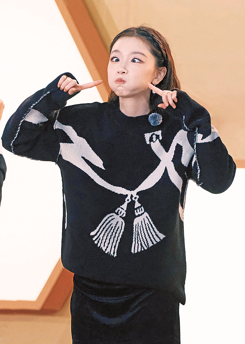 周冬雨個性古靈精怪。網上圖片