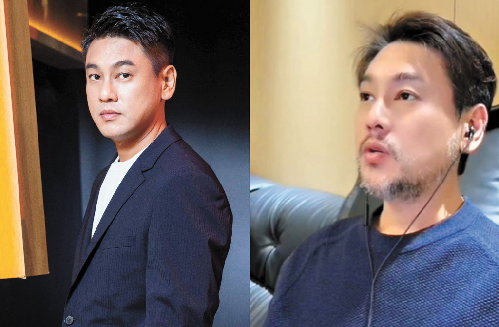 朱孝天與過往形象反差大。網上圖片