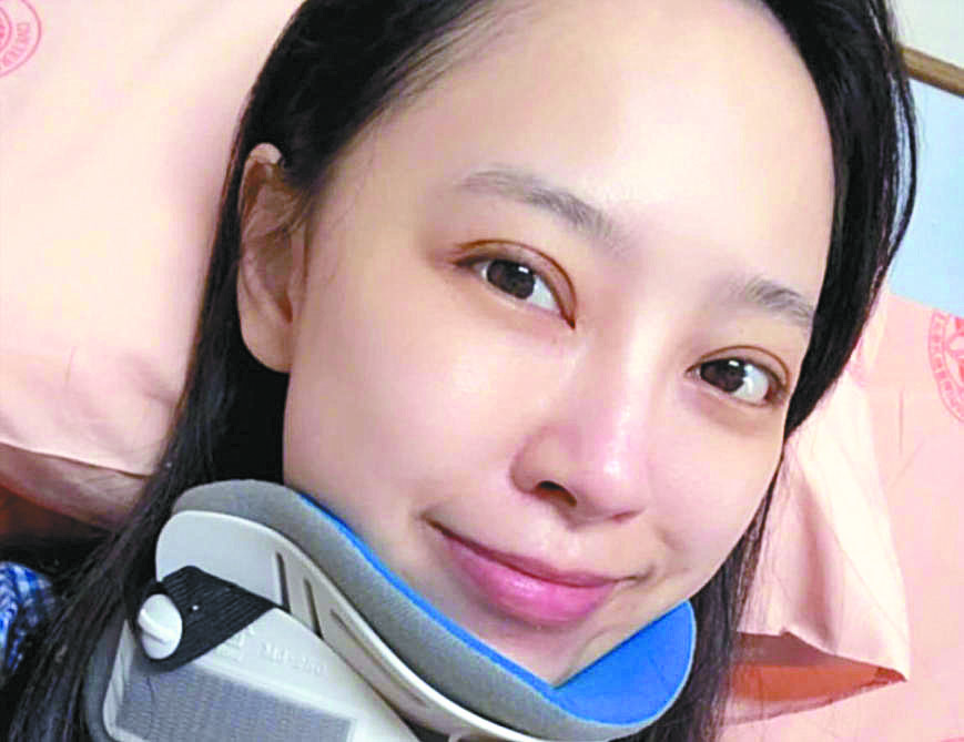 ■勇兔順利完成手術。網上圖片