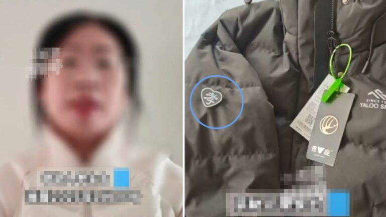 網購499元羽絨服竟別「孝」字臂章！買家怒斥：疑是二手退貨再賣