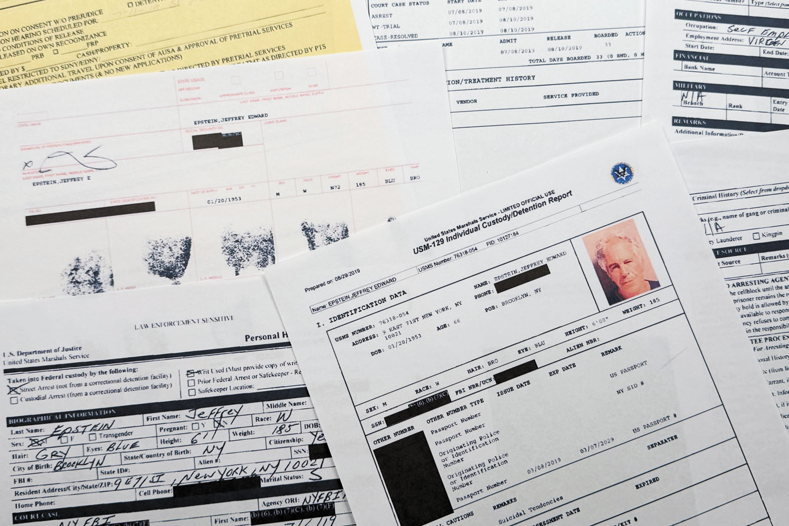 檢方公布最新一批愛潑斯坦檔案中的文件。美聯社