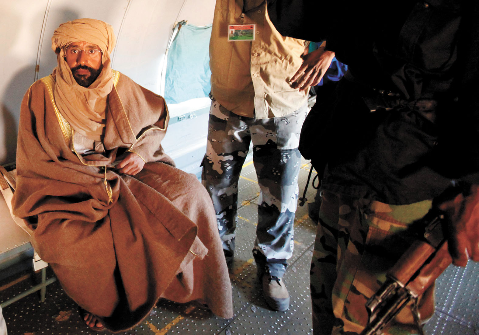 賽義夫曾被視為利比亞最有權勢的人物。路透社資料圖片