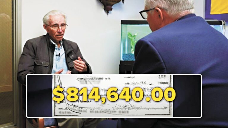 90歲老翁羅森伯格慘遭盜領詐騙超過80萬。abc 7