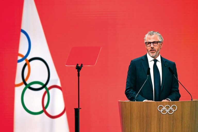 洛杉磯2028年奧運會組委會(LA 2028)主席沃瑟曼。美聯社