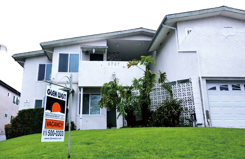 在南加州，租金下降的現象僅限於洛杉磯。洛杉磯時報