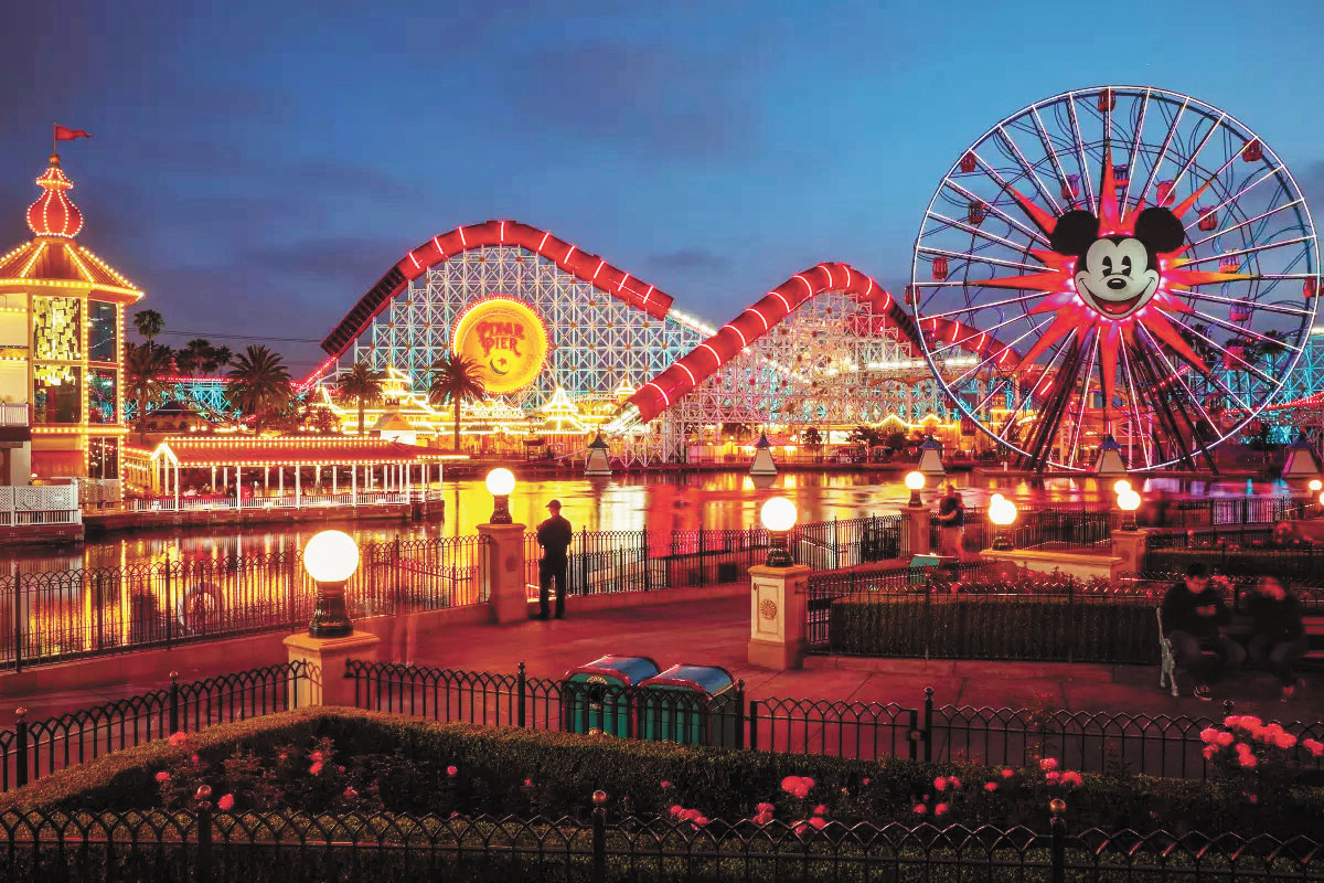 橙縣安那罕迪士尼加州冒險樂園皮克斯碼頭。洛杉磯時報